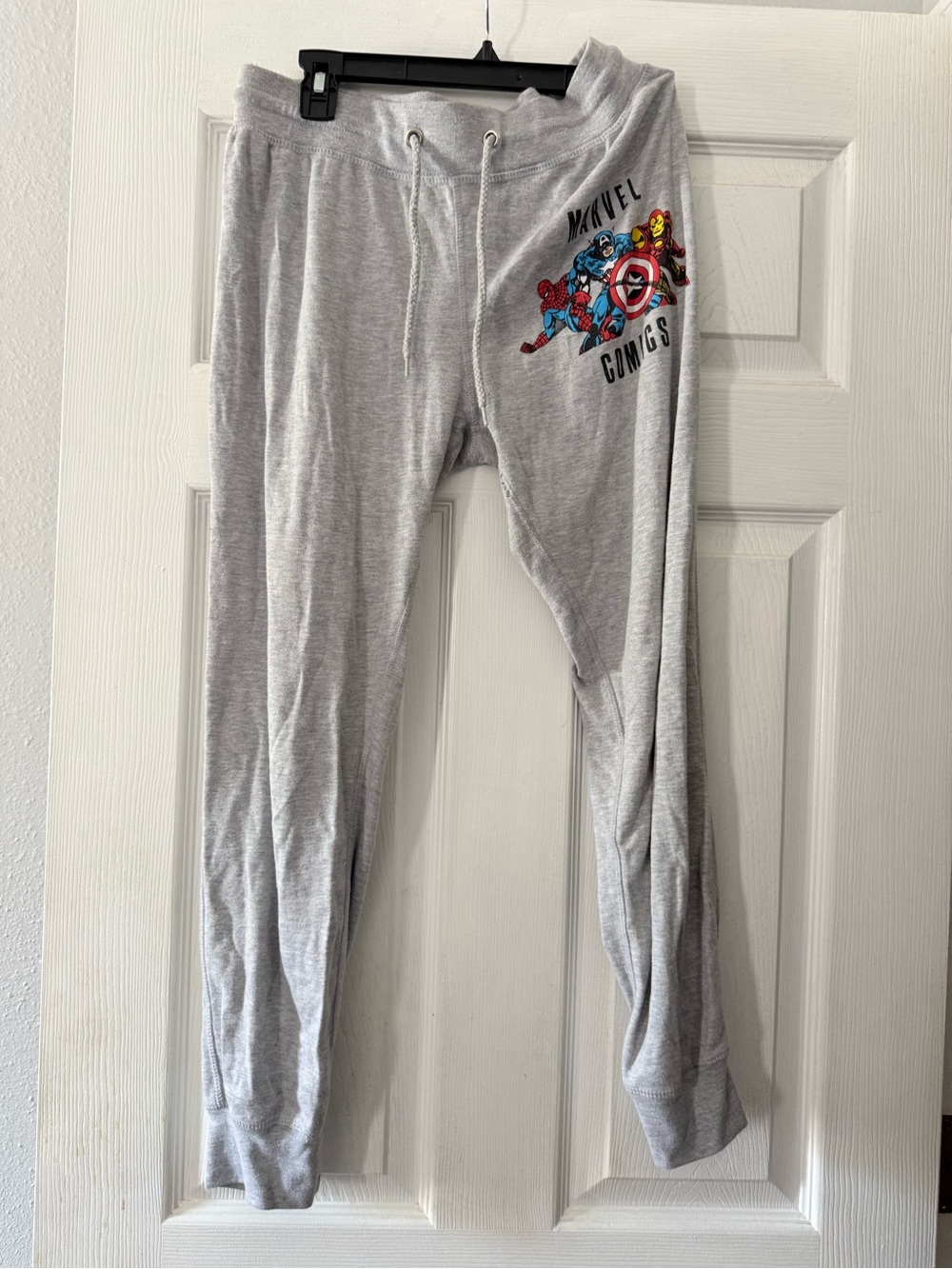 Marvel Gray and Black Graphic joggers